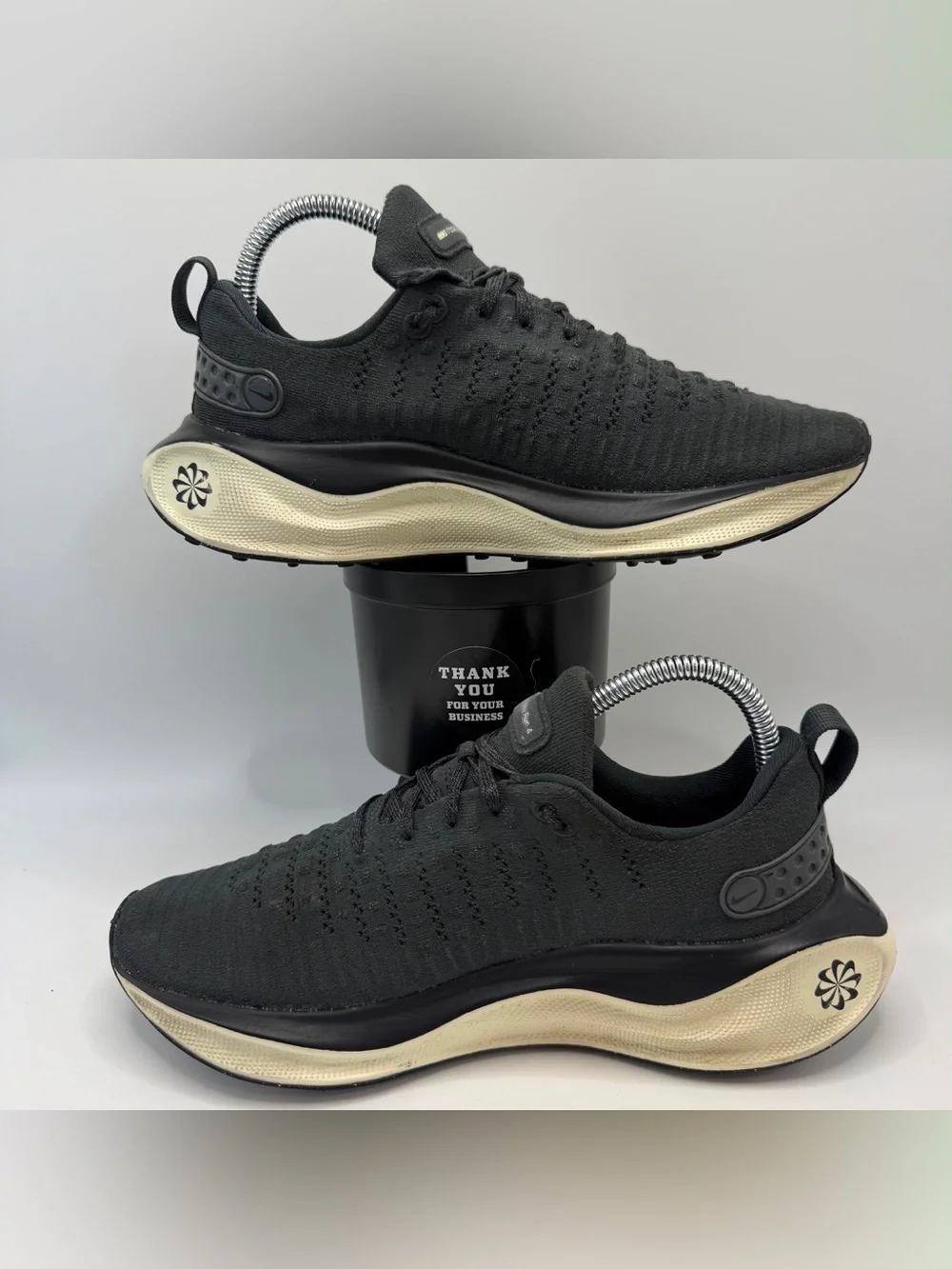 Nike ReactX Infinity Run 4 Women’s 8.5 Black Gold Running Shoes DN2670-006